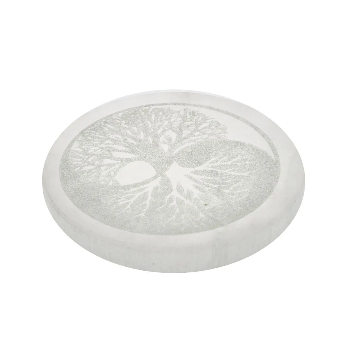 Алтарный пентакль "Древо Жизни", селенит, 10 см