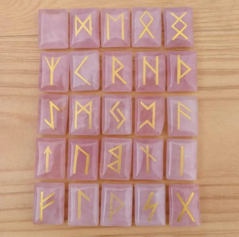 Скандинавские руны из камня (25 шт.)