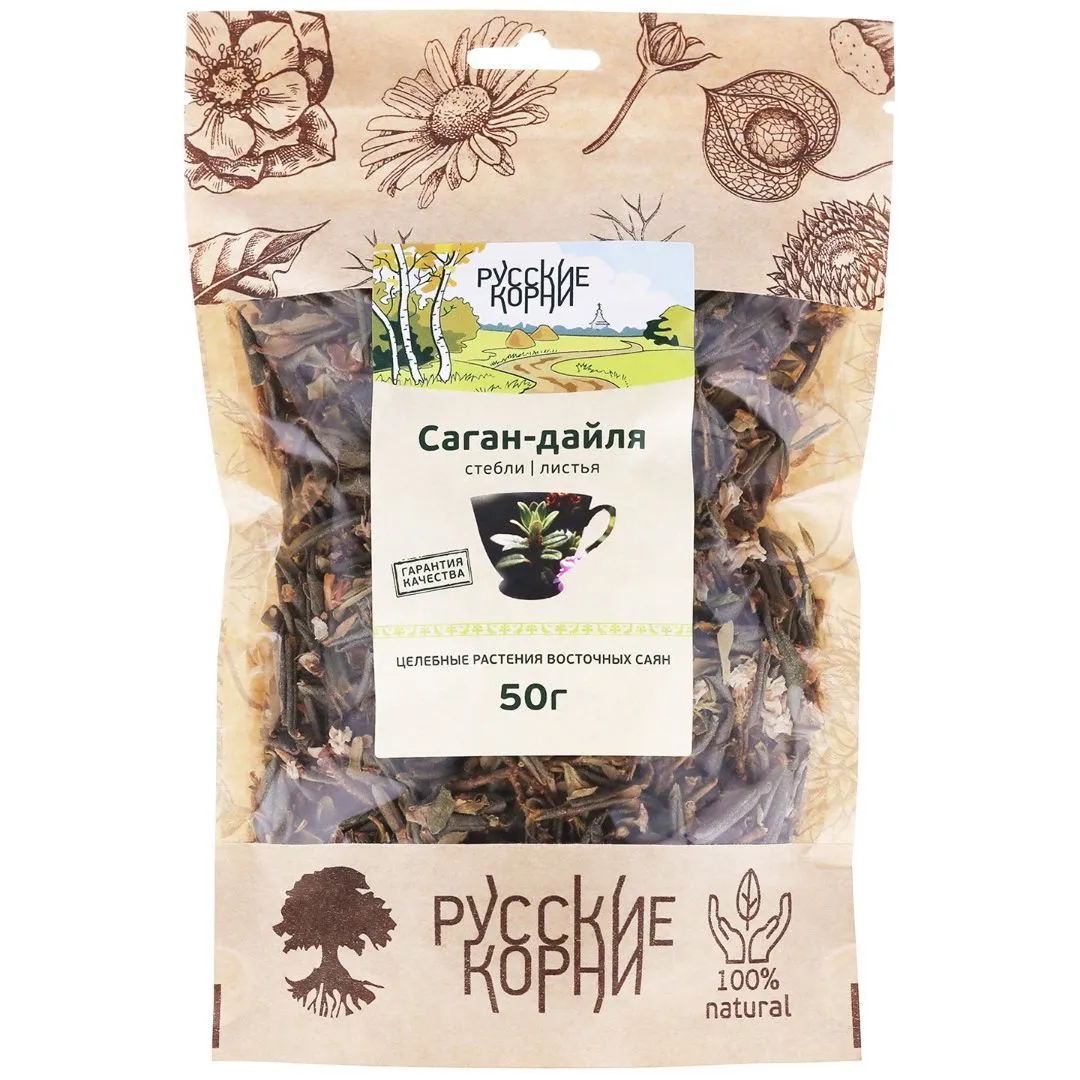 Саган-дайля, побеги с листом, 50 г