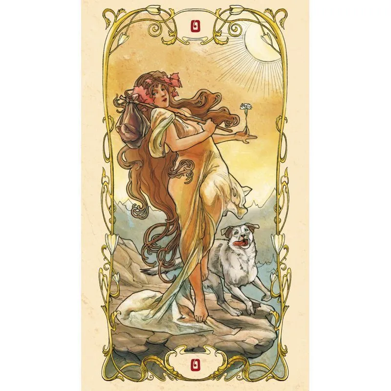 Таро Альфонса Мухи (78 карт, компактный формат)