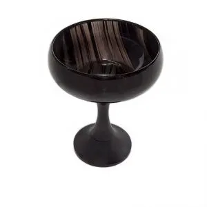 Чаша из обсидиана, на ножке большая